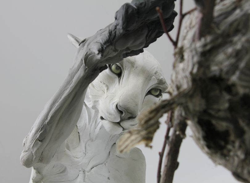 Beautiful wild animal sculptures that explore the extremes of human emotion  | Creative Boom