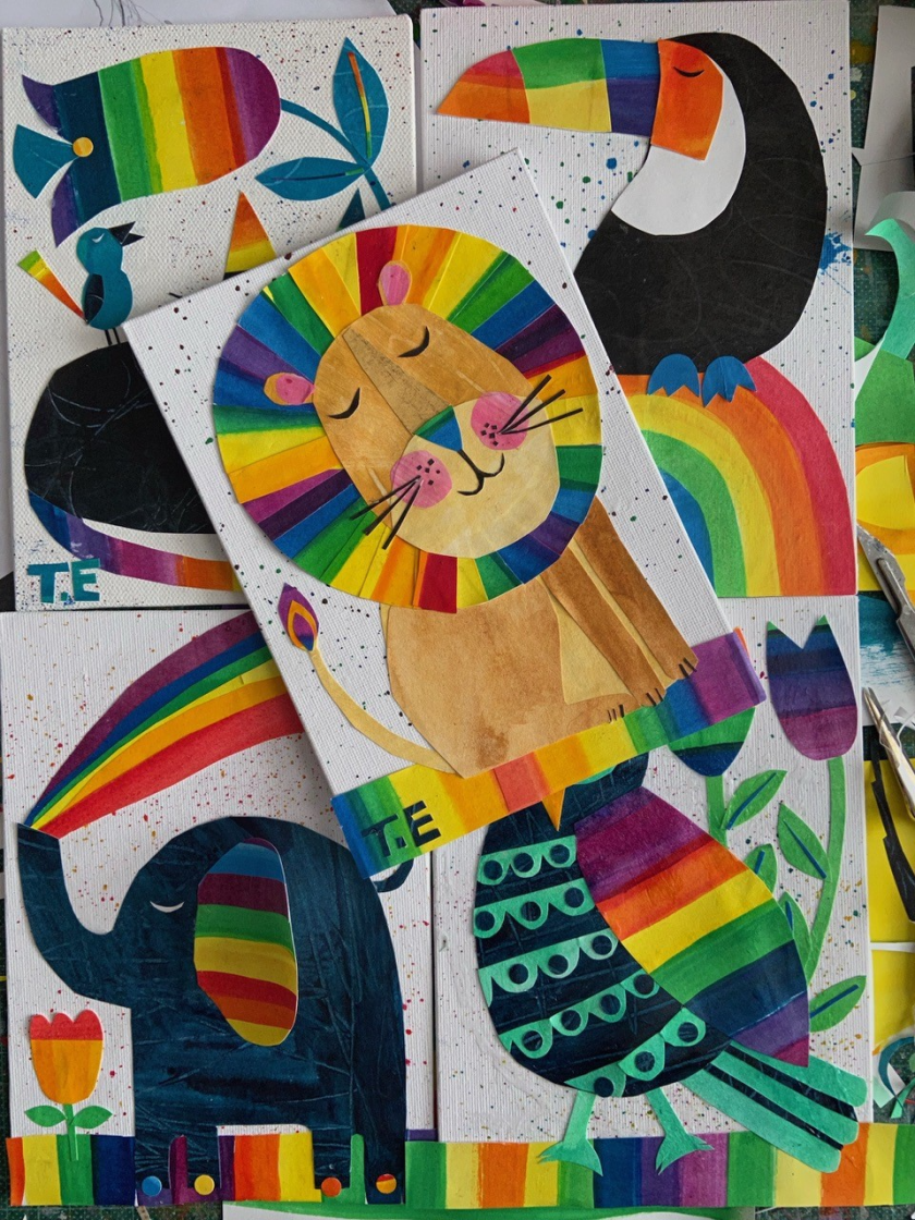 Tracey English on rediscovering her creativity, making collages, and the benefits of artistic challenges