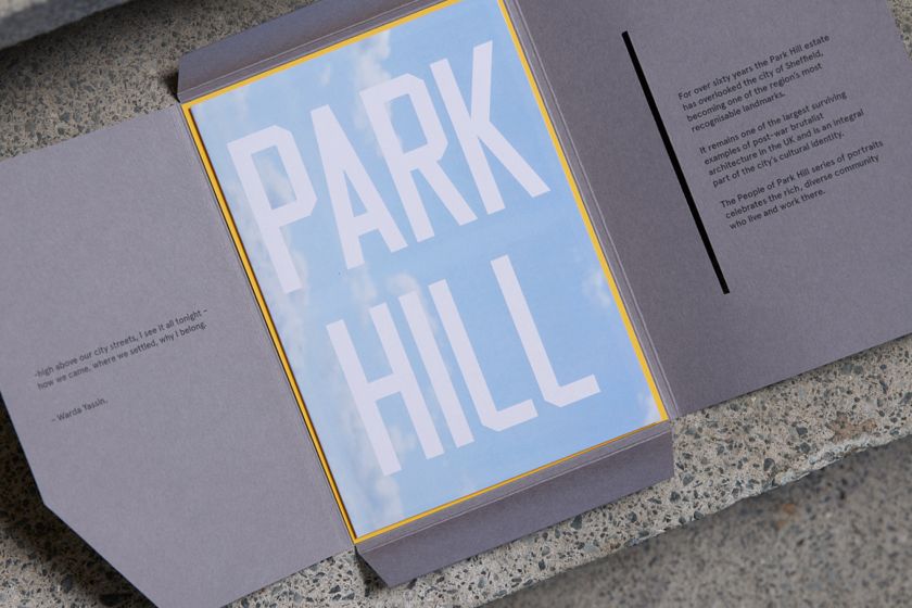 Beautifully designed mailer celebrates the residents of Sheffield's iconic Park Hill estate