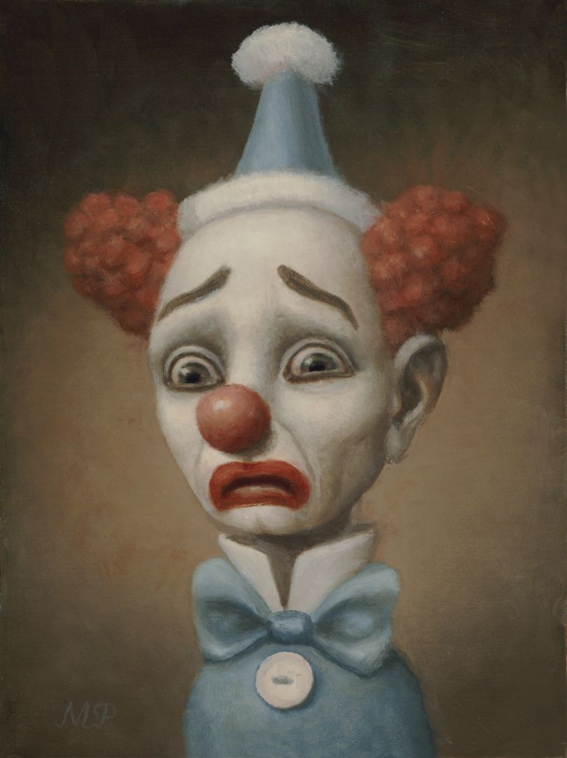 From the series Red Clown, Blue Clown © Marion Peck
