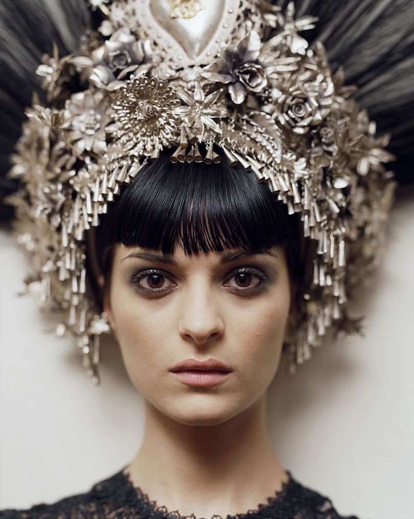 Natalia. Jean-Paul Gaultier headpiece & dress. Paris, 2007 © Alec Soth / Magnum Photos
