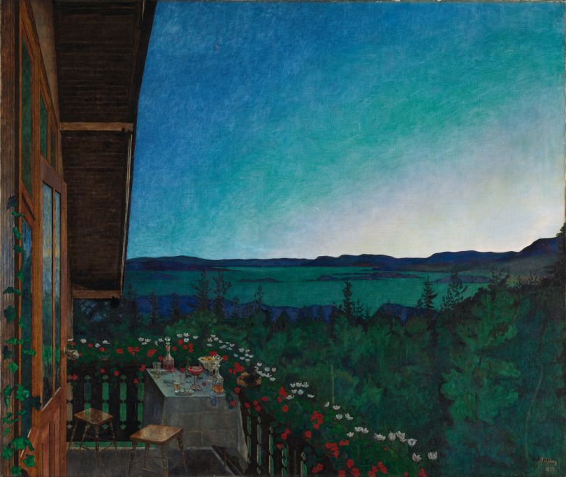 Harald Sohlberg, Summer Night, 1899, The National Museum of Art, Architecture and Design, Norway