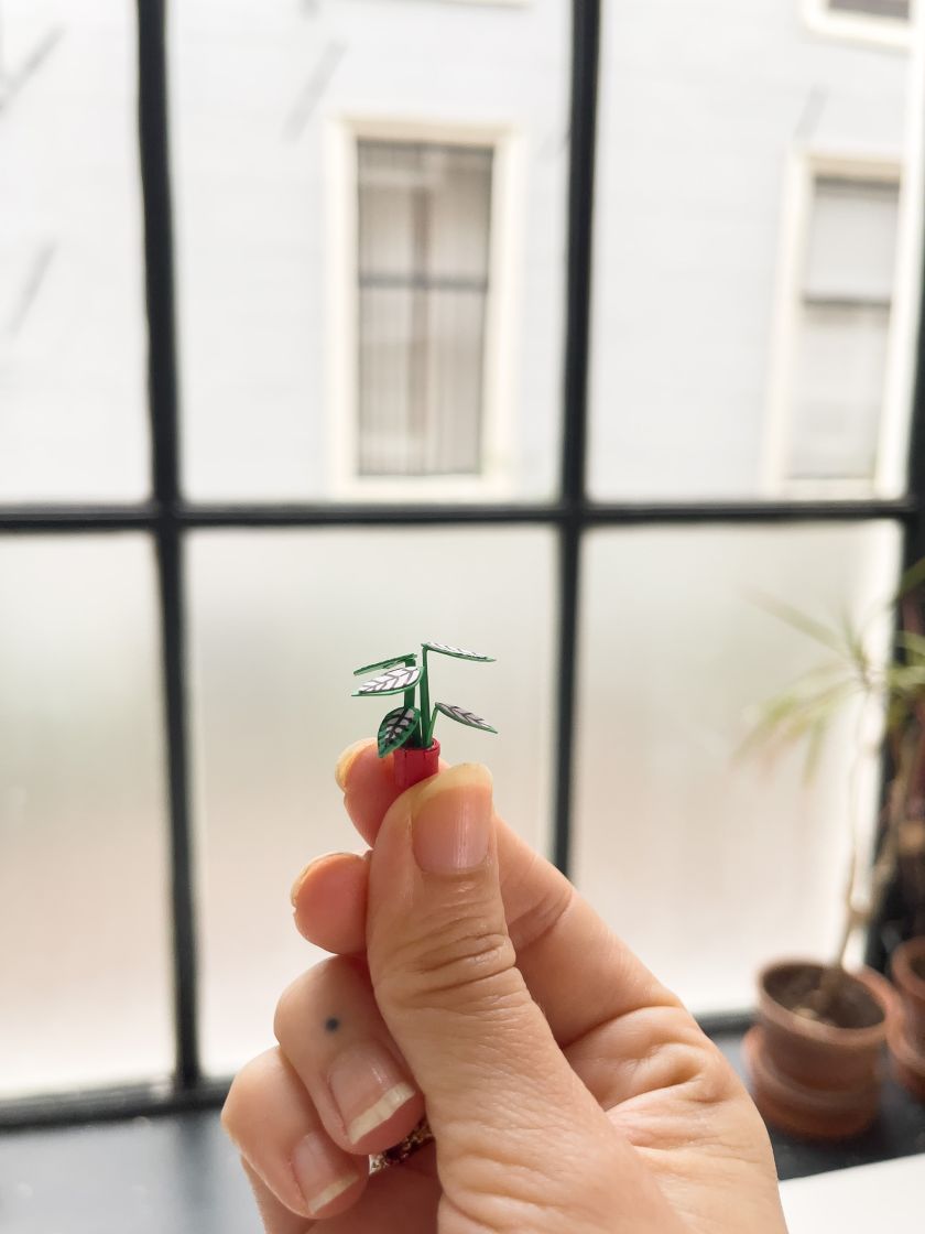 Take a tour of Adrian & Gidi's tiny paper dollhouse passion project
