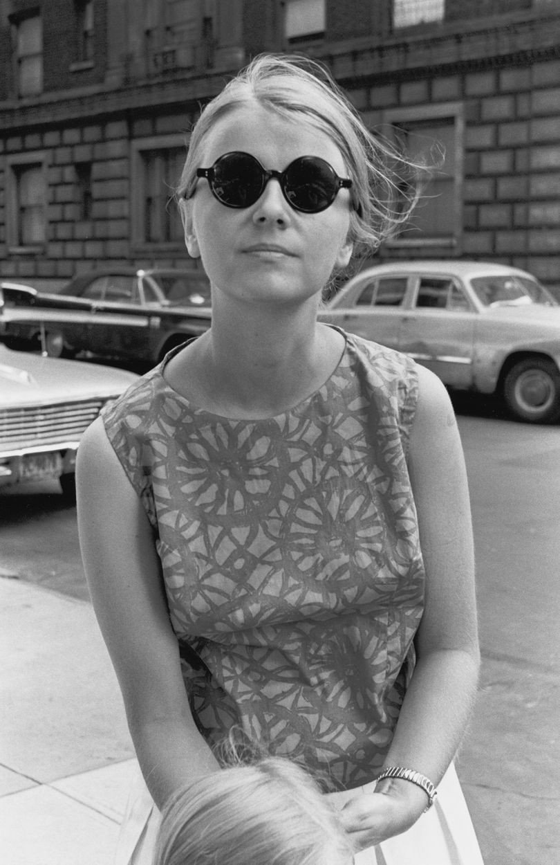 Monika in sunglasses, 1963