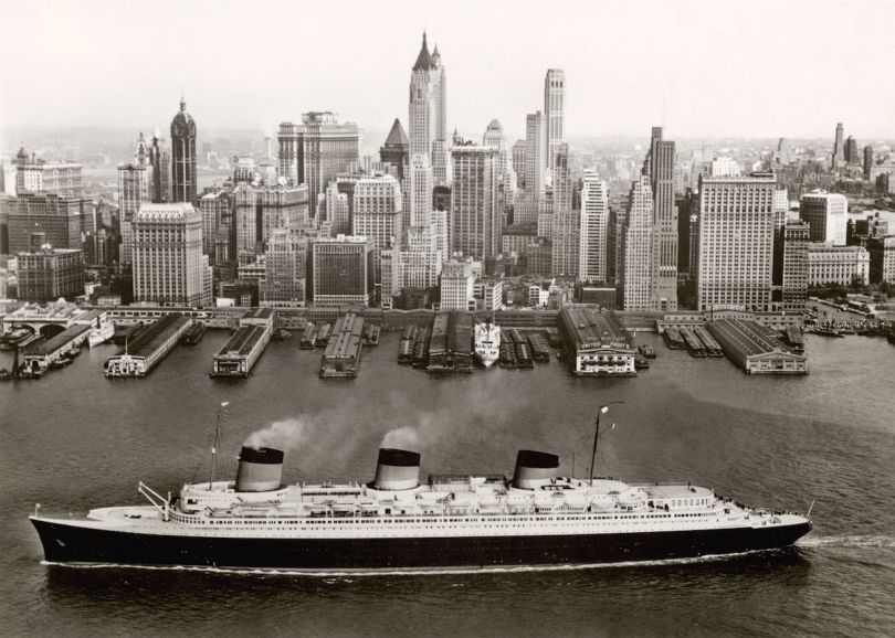 Normandie in New York, 1935-39 © Collection French Lines