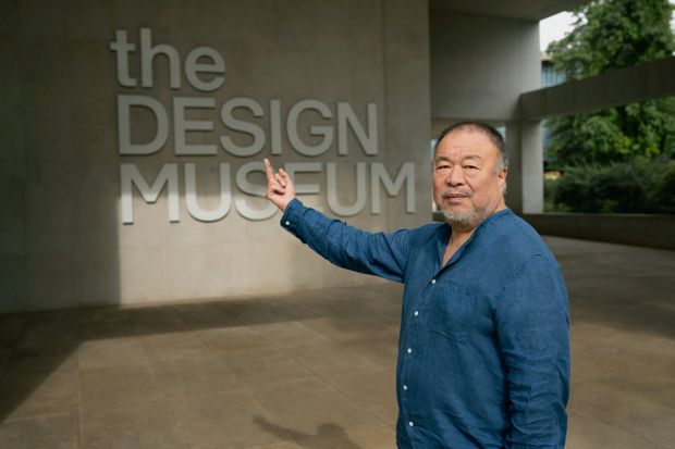 Ai Weiwei at the Design Museum, September 2022. © Rick Pushinsky for the Design Museum