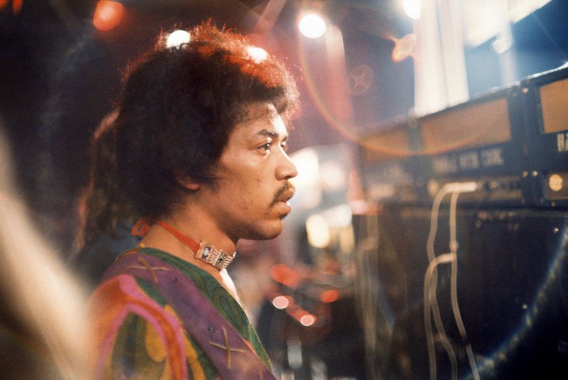Charles Everest, Jimi (Pensive), Isle of Wight 1970, © Charles Everest | CameronLife Photo Library