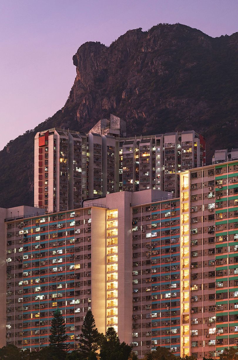 © Romain Jacquet-Lagréze, Crouching Lion Watching over the City, Hong Kong 2021, Courtesy of Blue Lotus Gallery