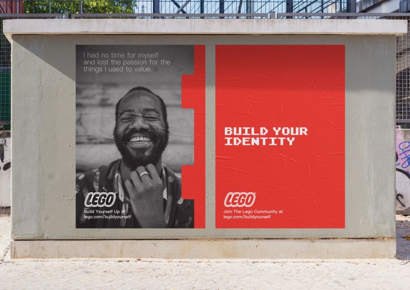 Build Yourself Up Lego Campaign by Alejandra Diaz