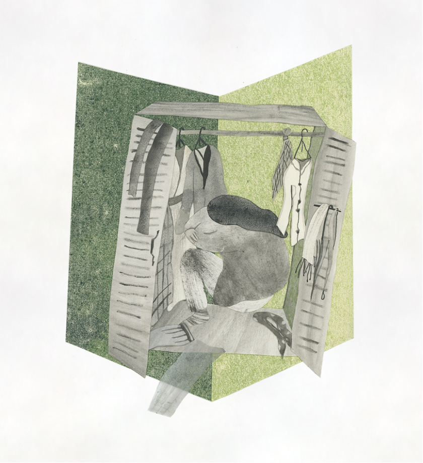 Chaoying Lin's illustrated installation explores how young people live alone in China