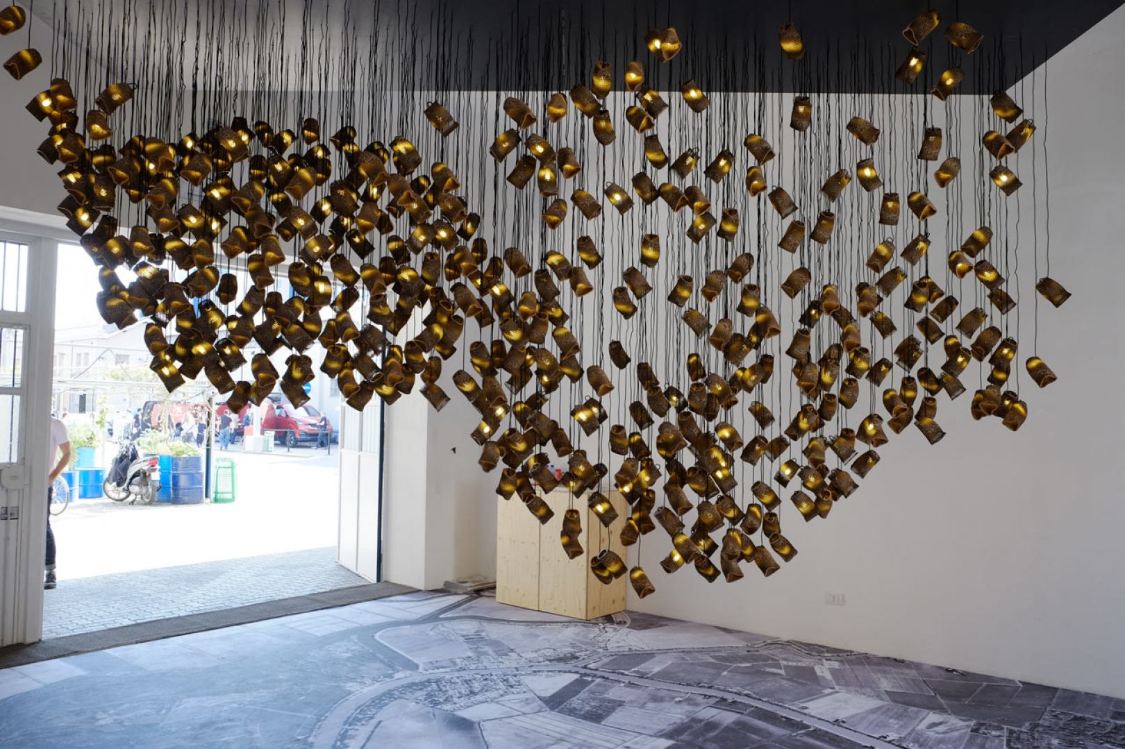 Murmurations: Artists pay homage to flocking birds with cardboard light ...