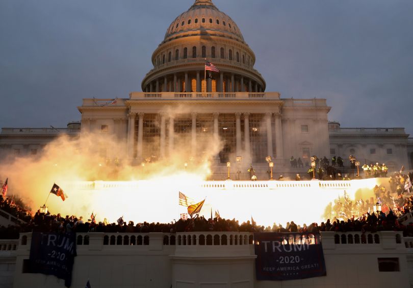 The Capitol, 6 January 2021. Washington D.C. Reuters/Leah Millis