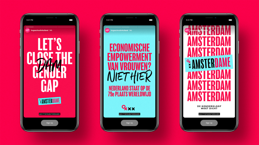 Bulletproof's new gender equality campaign will disrupt the streets of Amsterdam