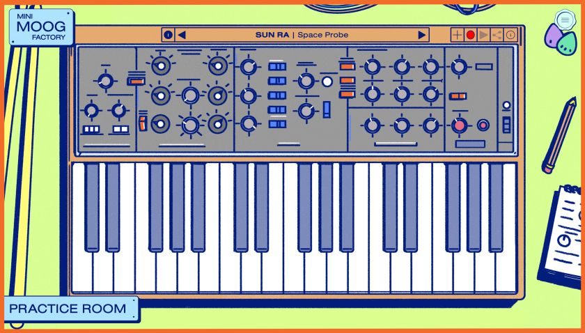 Pentagram's latest project lets you play the world's most famous synthesizer online