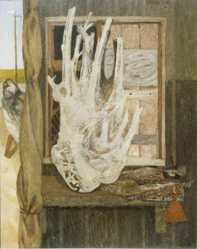 Prunella Clough, The White Root, 1946, oil on board, Tate Purchased 1982 © Estate of Prunella Clough. All Rights Reserved, DACS 2018