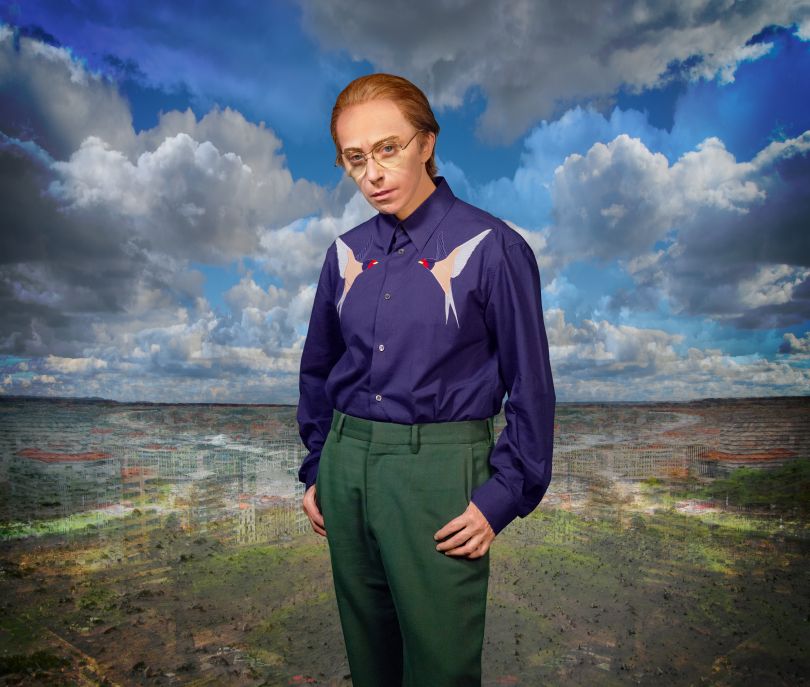 Cindy Sherman Untitled #611, 2019 dye sublimation print 91 x 107 1/4 inches  231.1 x 272.4 cm. Courtesy of the artist and Metro Pictures, New York