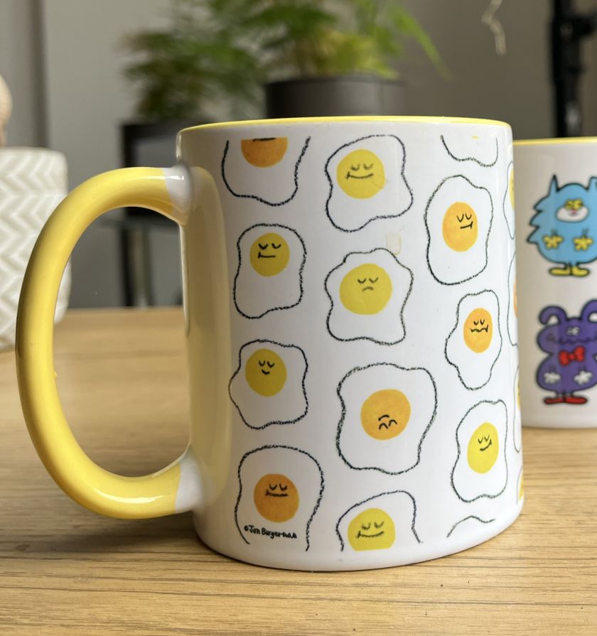 Egg Cup by Jon Burgerman
