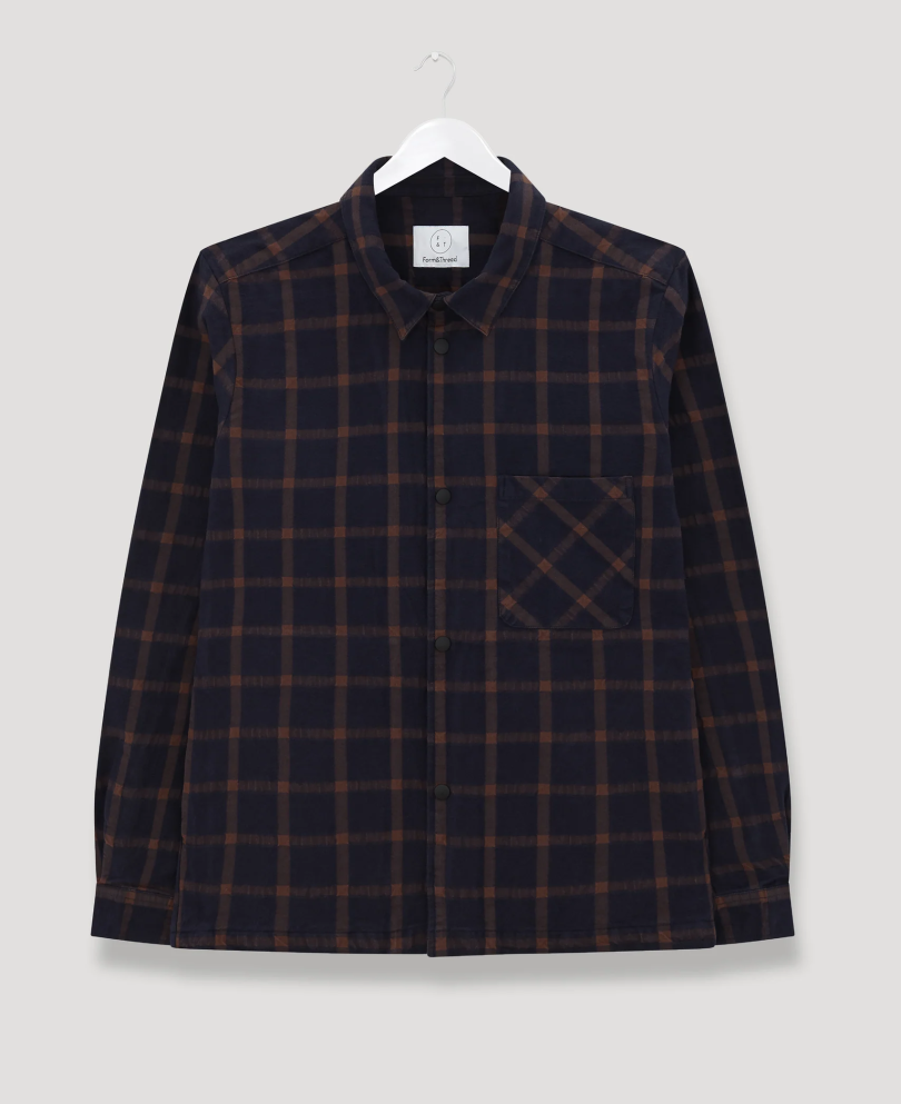 Check Formation Overshirt by Form&Thread