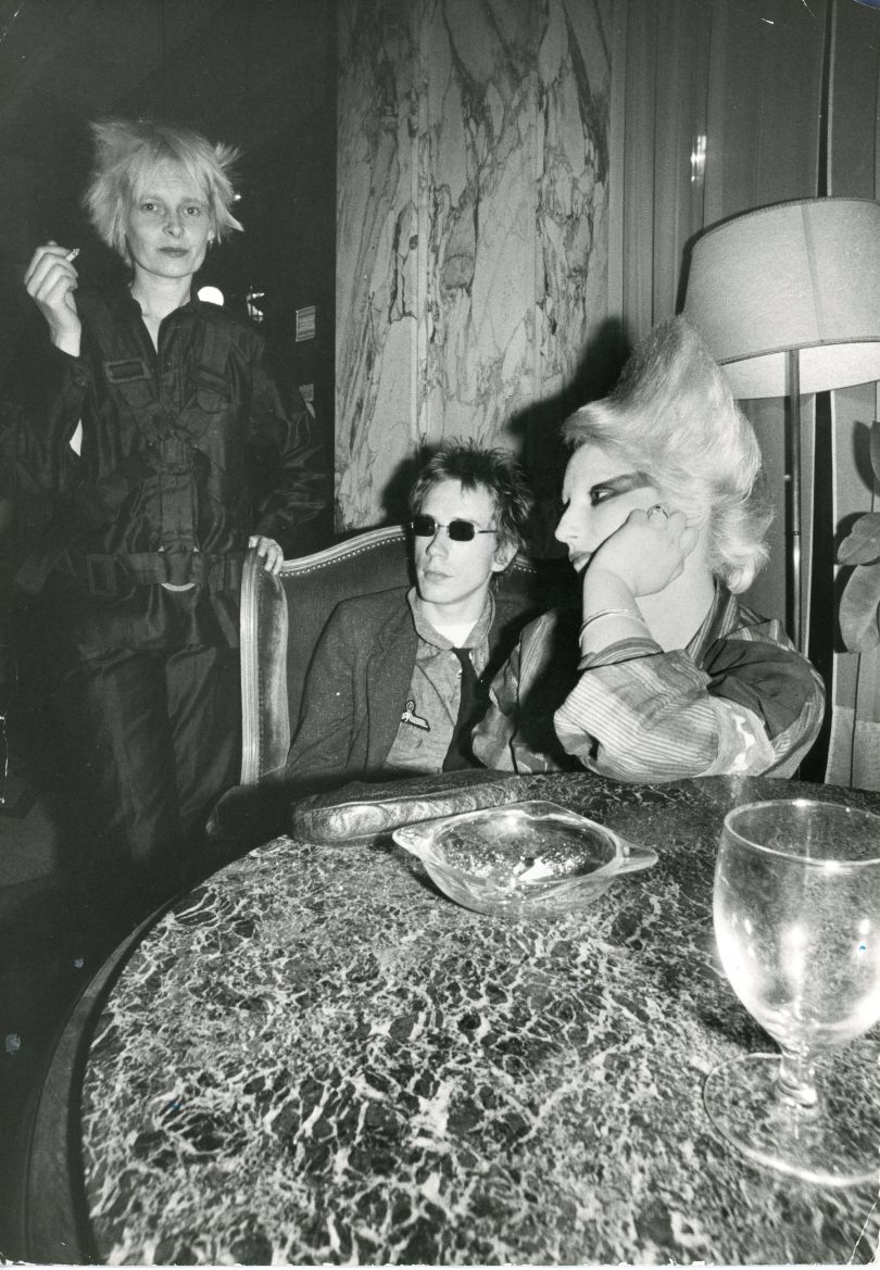 Johnny Rotten, Jordan and Vivienne Westwood, 1970s © Ray Stevenson. Courtesy of Rex Shutterstock.