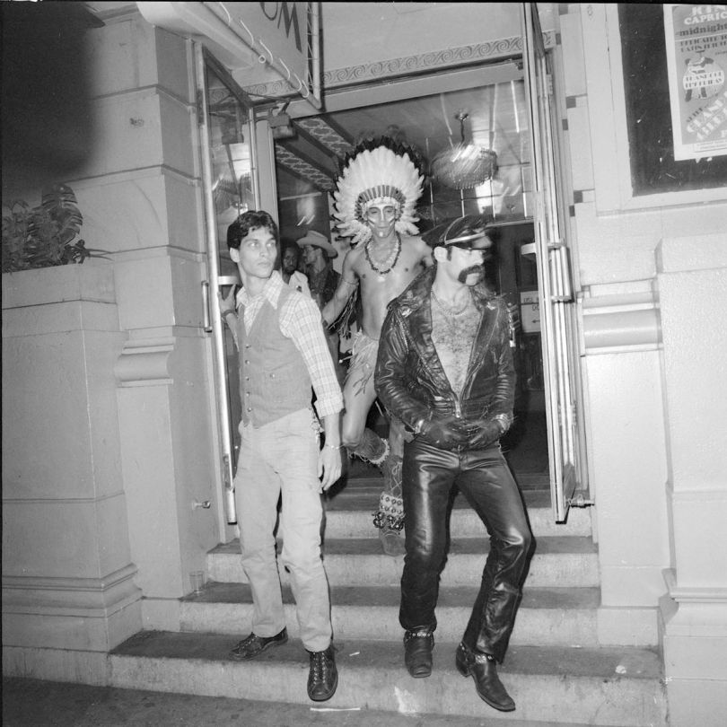 The Village People Stepping out, The Grand Ballroom NY, June 1978 ©Meryl Meisler