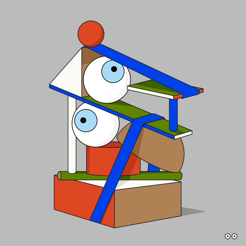 Yoyo captures life's big and small moments in her quirky eyeball illustrations