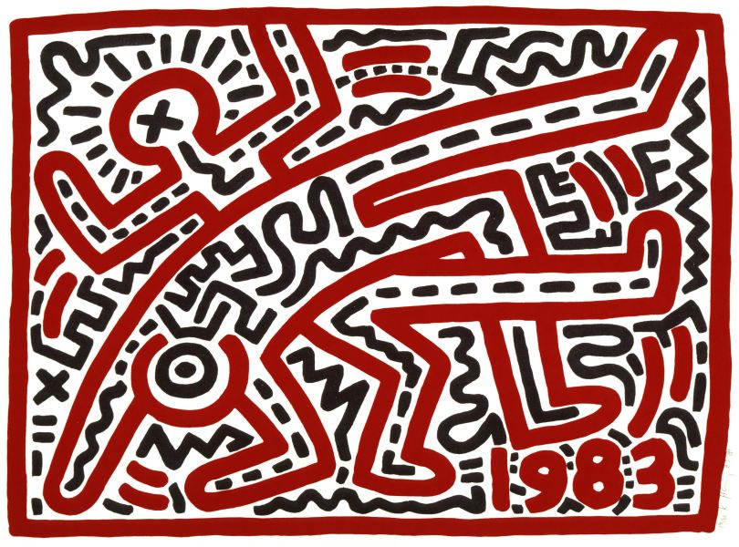Keith Haring, 1958–1990 Untitled 1983 Woodcut 610 x 762 mm Collection of the Keith Haring Foundation