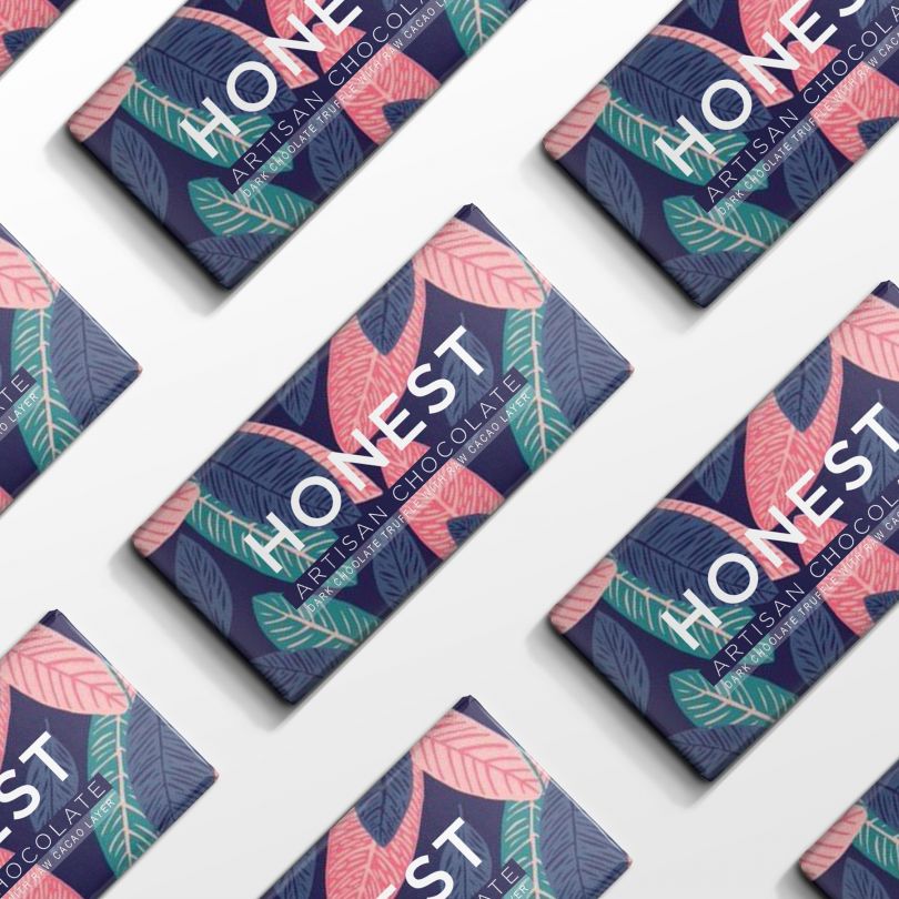 Honest Chocolate Packaging by Azadeh Gholizadeh. Winner in Packaging Design Category, 2018 - 2019.