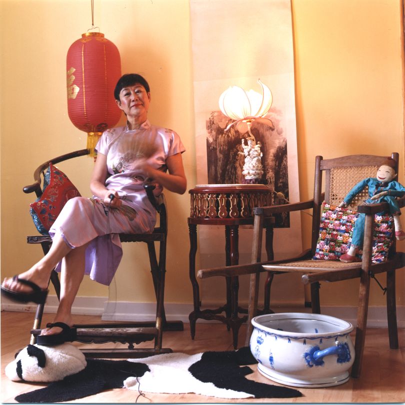 Photographer Grace Lau in her oriental studio.