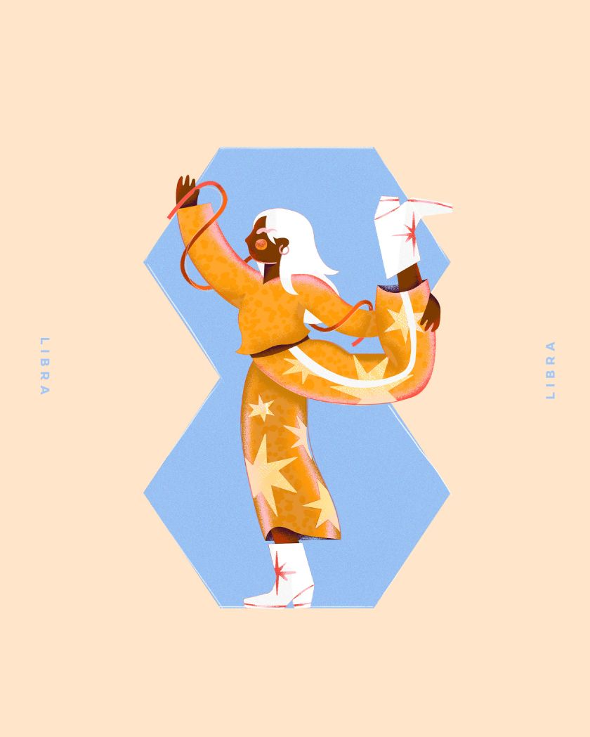 Erin Ruane explores the characters of the Zodiac in her beautifully designed illustrations