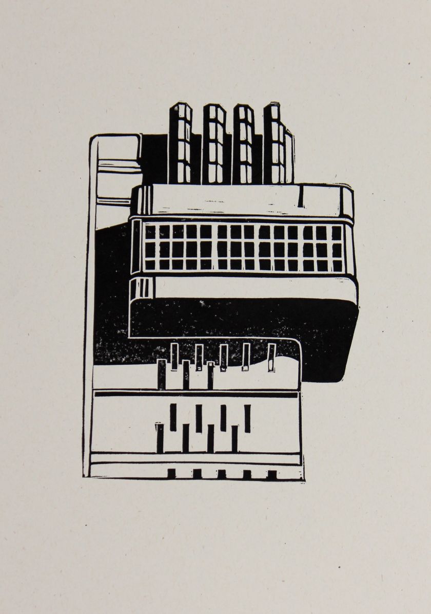 Tattoo artist Martha Smith transfers her mark making skills to beautiful linocut prints