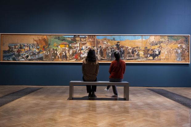 Installation view of the 'Spain and the Hispanic World: Treasures from the Hispanic Society Museum & Library' exhibition at the Royal Academy of Arts, London (17 January - 10 April 2023). Photo: © Royal Academy of Arts, London / David Parry