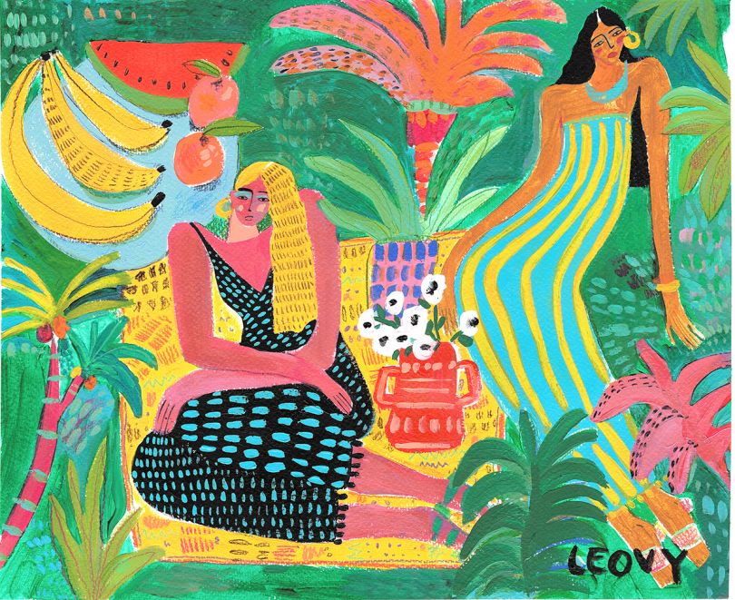 Rich and colourful inspired paintings that beauty stereotypes Leovy | Creative Boom