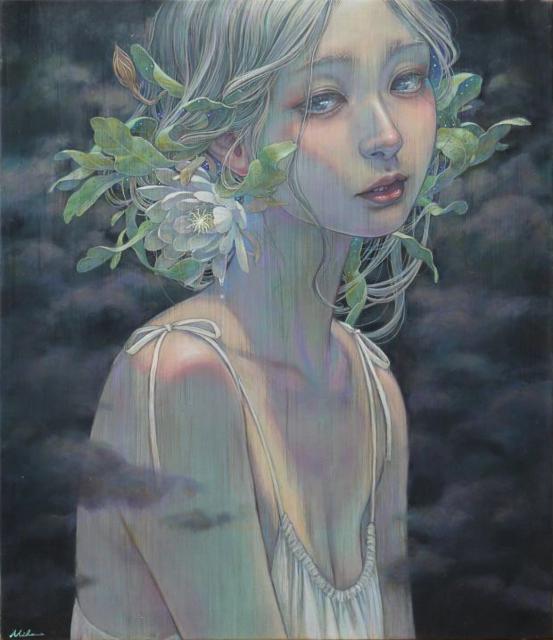 © Miho Hirano – I Just Want to Meet You Once. Oil on canvas 21 x 18. All images courtesy of the gallery and artists. Via CB submission