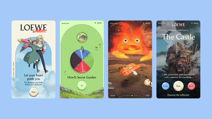 Find out which Howl's Moving Castle character you're most like with Loewe's latest collection