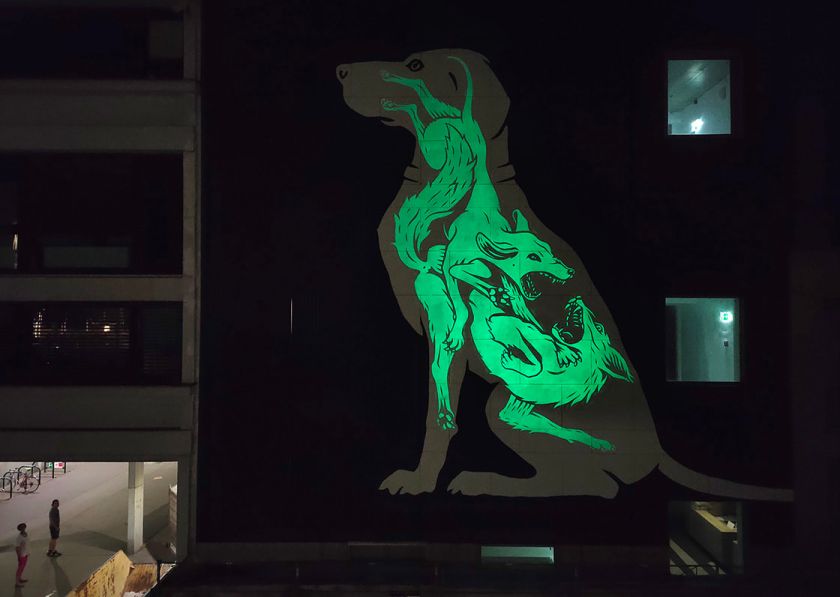 Reskate studio lights up dark corners of cities with incredible photo-luminescent murals