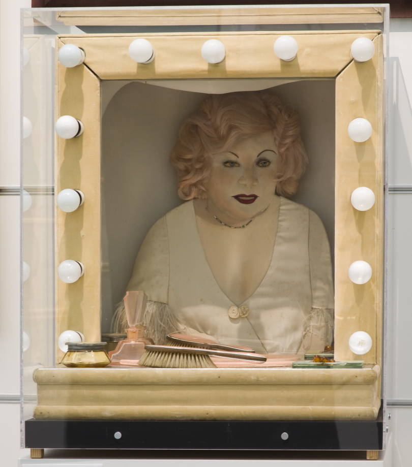 Jann Haworth, Mae West Dressing Table, 1965, Mixed media, Pallant House Gallery, Chichester (Wilson Family Loan, 2006) © Courtesy of the artist