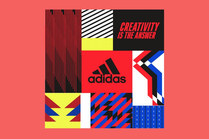 Reid's illustrations for Adidas London that take football jerseys | Creative Boom