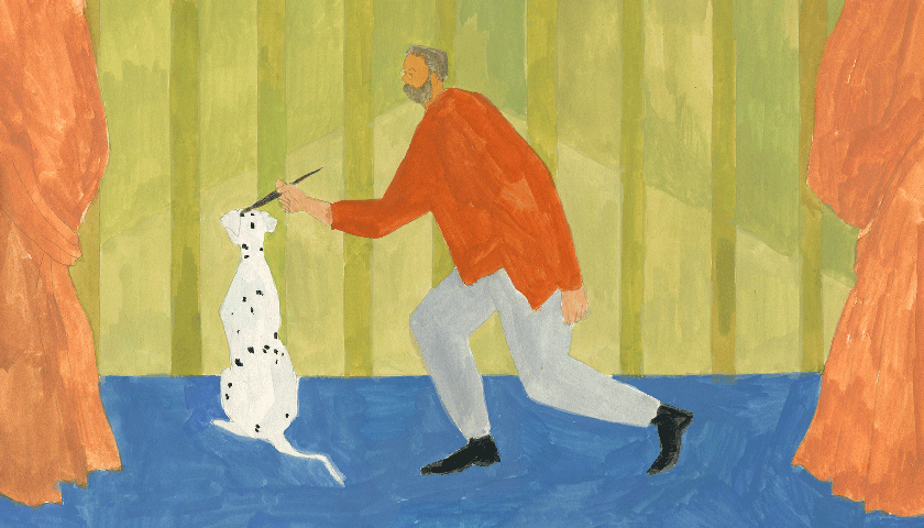Dror Cohen's paintings use simple forms and bold colours to create a poetic sense of space