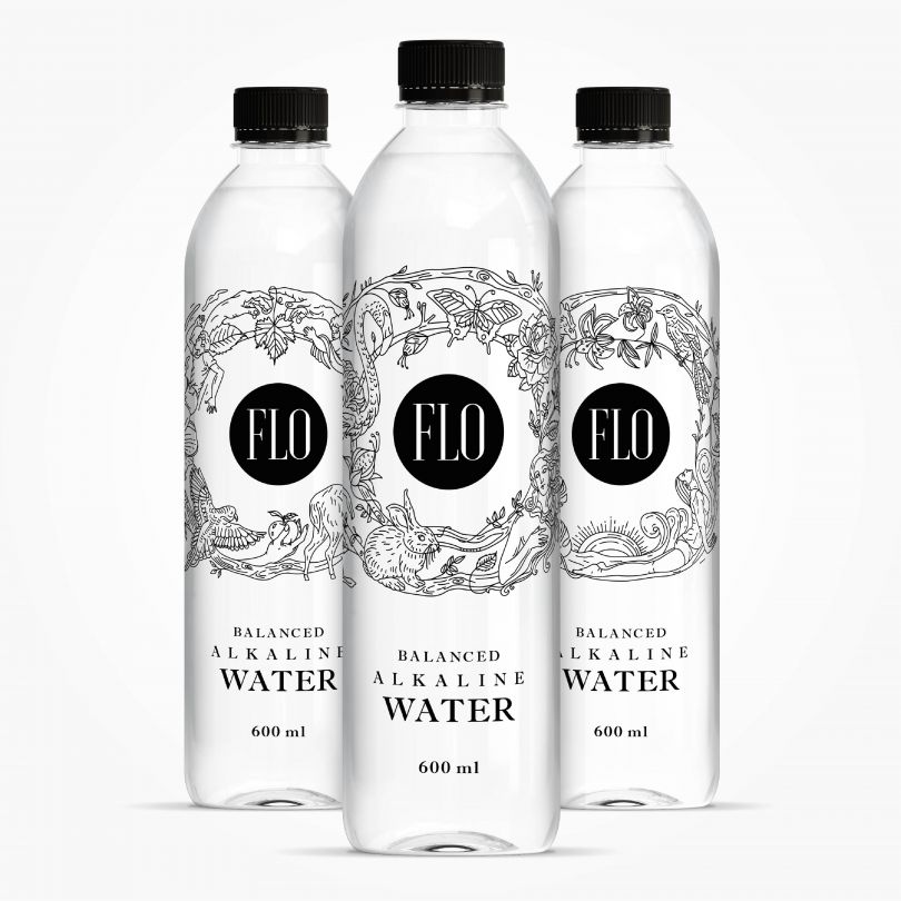 Flo Alkaline Water by Matter Branding