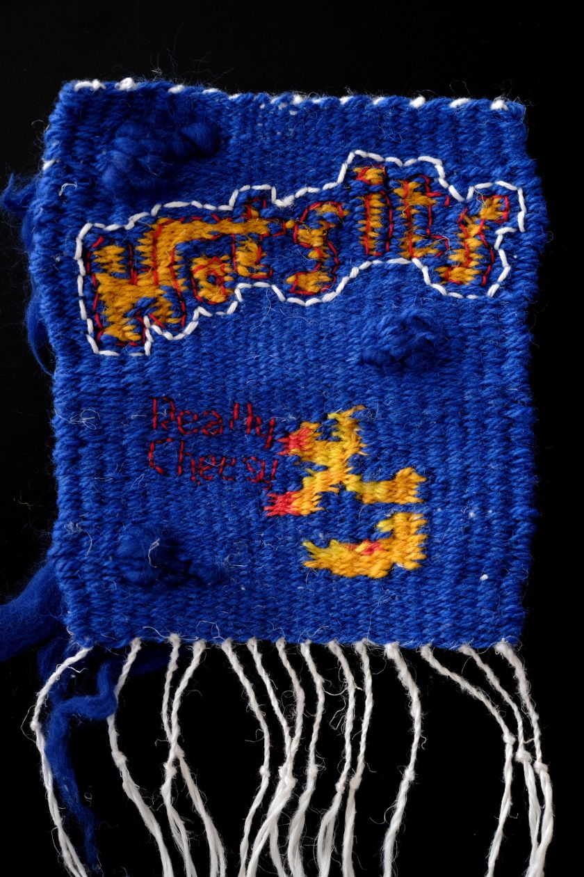 Handwoven crisp packets by Alexandra Lucas celebrate the simple pleasure of snacking