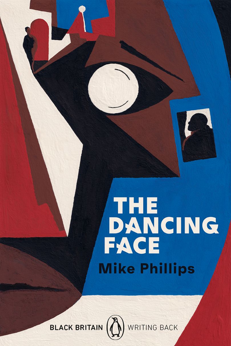 Daniel Dzonu-Clarke: Wajah Menari oleh Mike Phillips.  Diterbitkan oleh Penguin, 2021 (Daftar Pendek Penghargaan Sampul Buku)