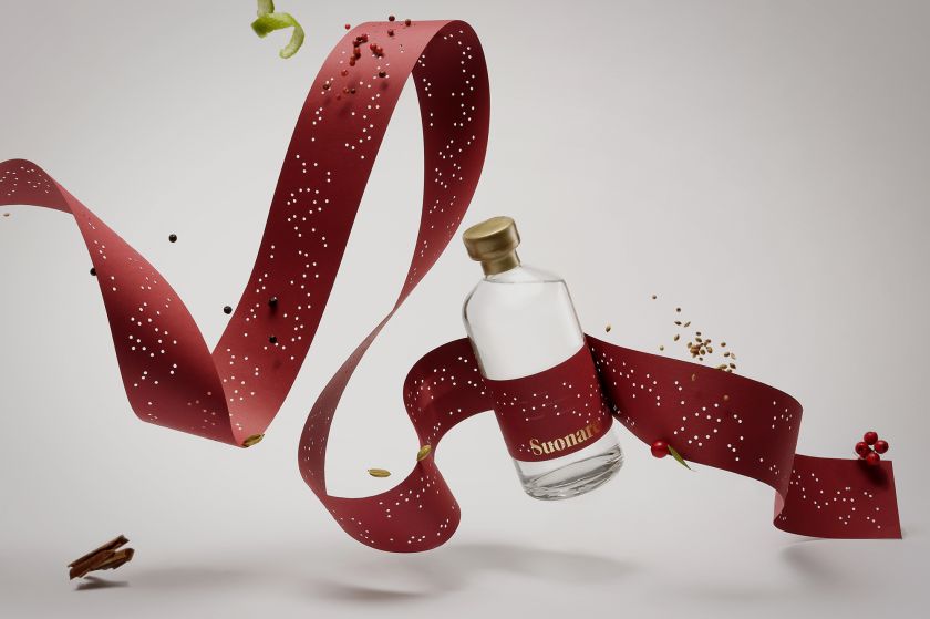 Tangent's genius gin branding turns bottle labels into a playable music box melody