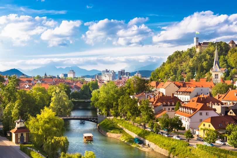 View of Ljubljana. Image licensed via Adobe Stock