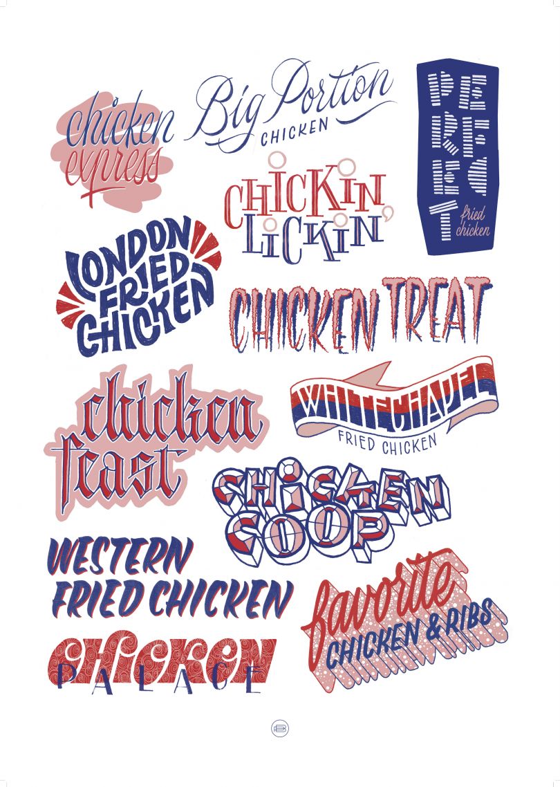 The final image by Pieter Boels interprets the same concept through the prism of his love for lettering