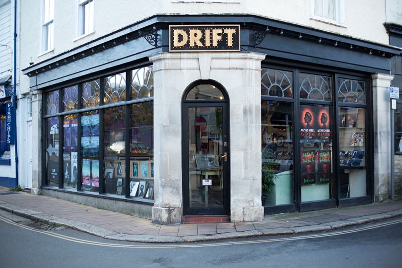 Storefront, Drift Records, Totnes, Devon, November, 2013