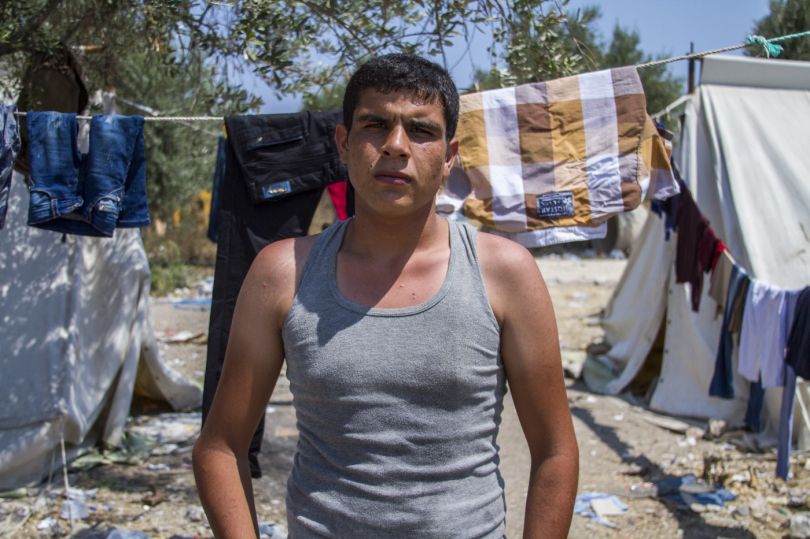Hassan - aged 25 and from Syria. He has nothing.