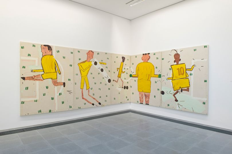 Rose Wylie, Installation view, 'Quack Quack' Serpentine Sackler Gallery, London (30 November 2017 – 11 February 2018) © 2017 Mike Din