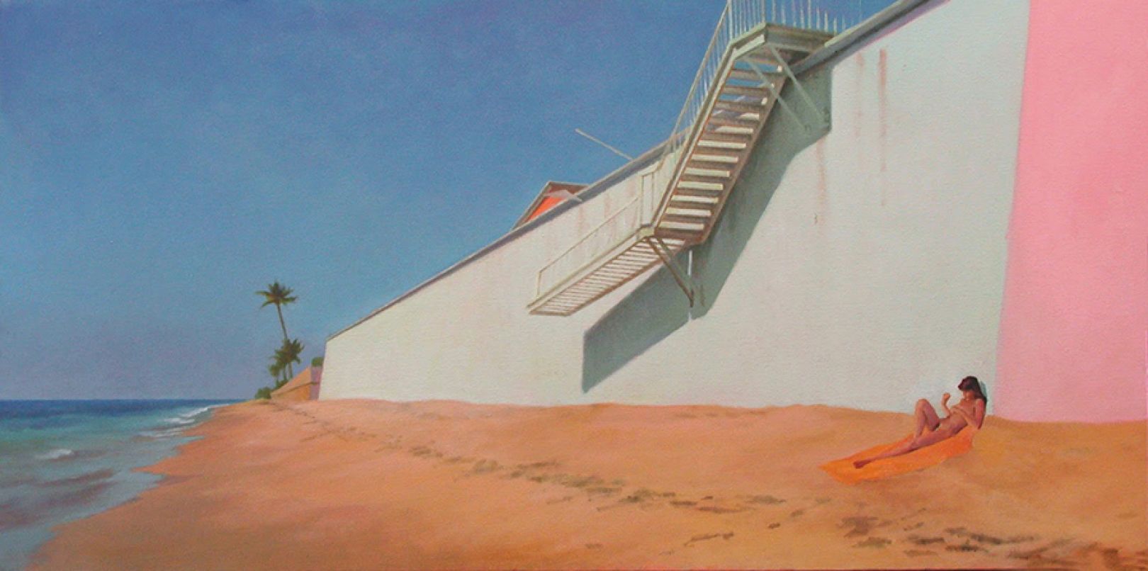 Sexually charged oil paintings that glimpse into classic Americana