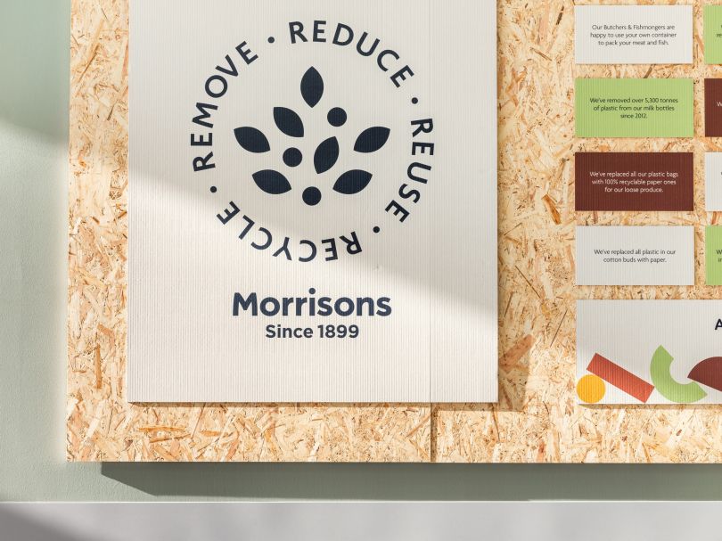 Morrisons — Remove, Reduce, Reuse, Recycle © Charlie Smith Design