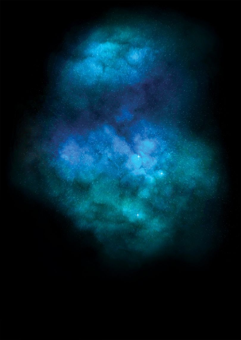 Galaxy Explosion (Diamond Dust - Turquoise).